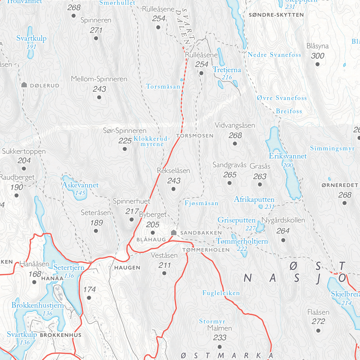 Sykkelkart Oslo Østmarka Nord