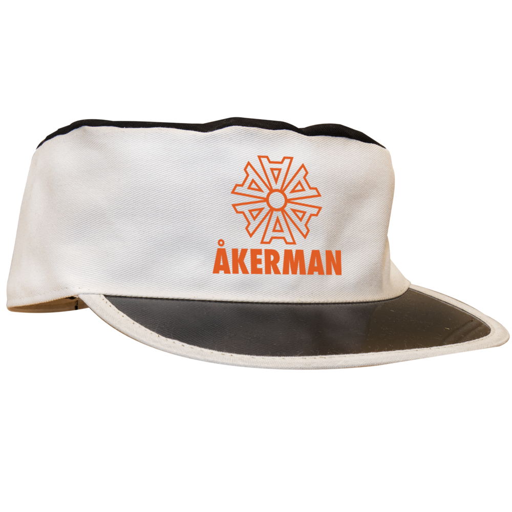 Åkerman - Retrocaps Hvit-Sort