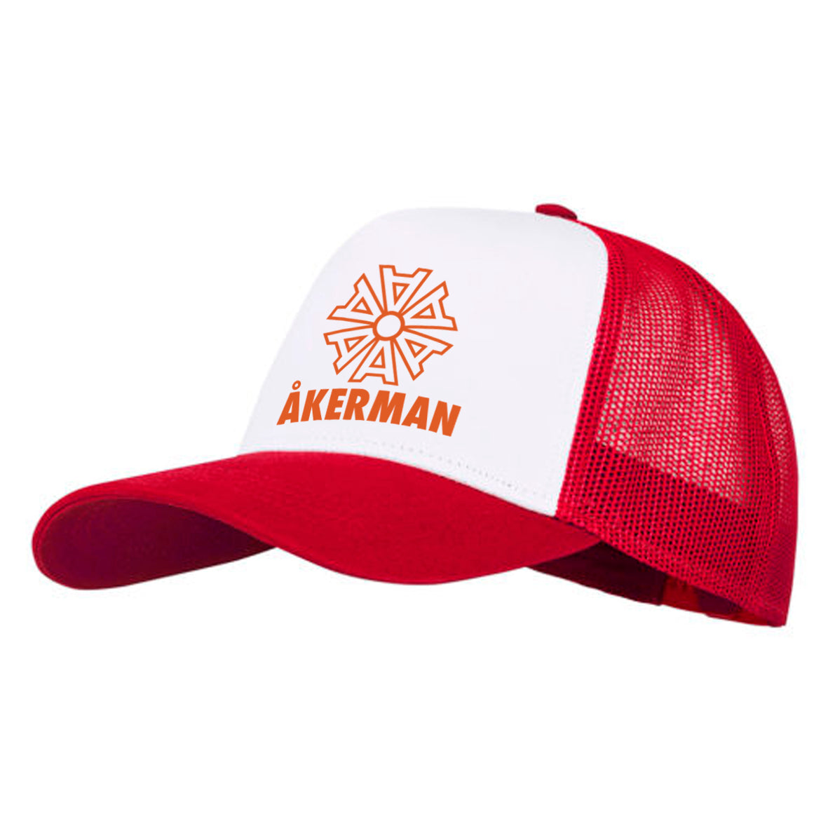 Åkerman - TruckerCaps Rød Hvit