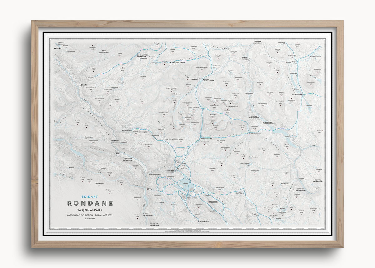 Skikart Rondane