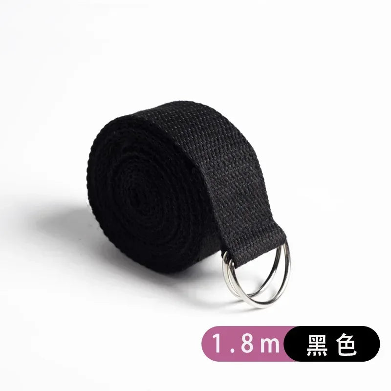 Yogabelte av bomull black