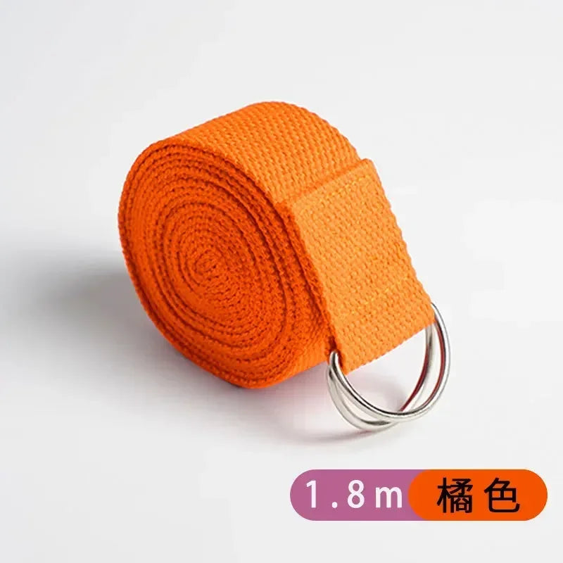 Yogabelte av bomull Orange