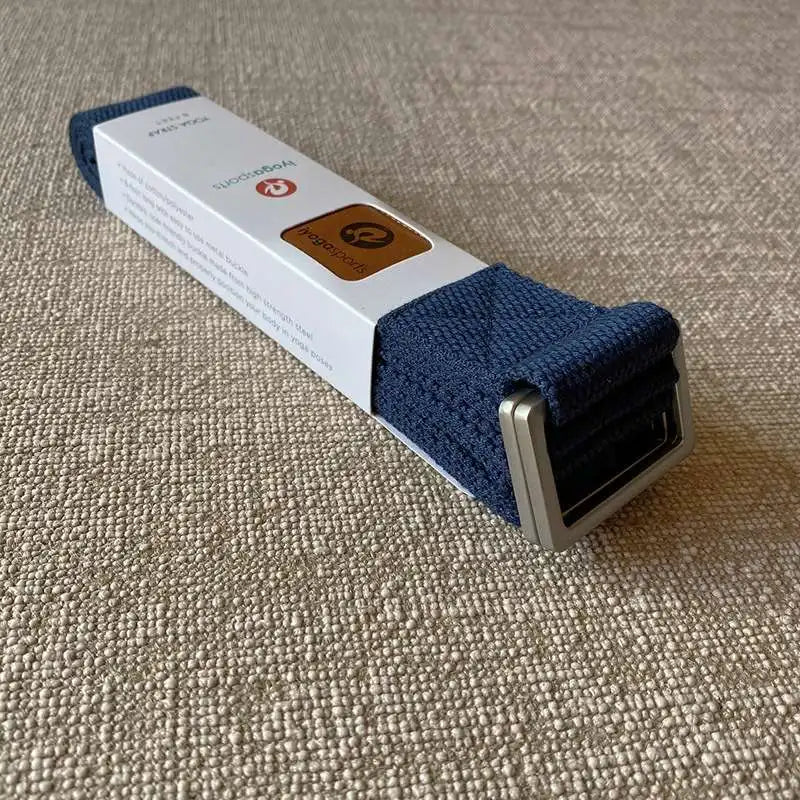 Yogabelte av bomull DEEP BLUE