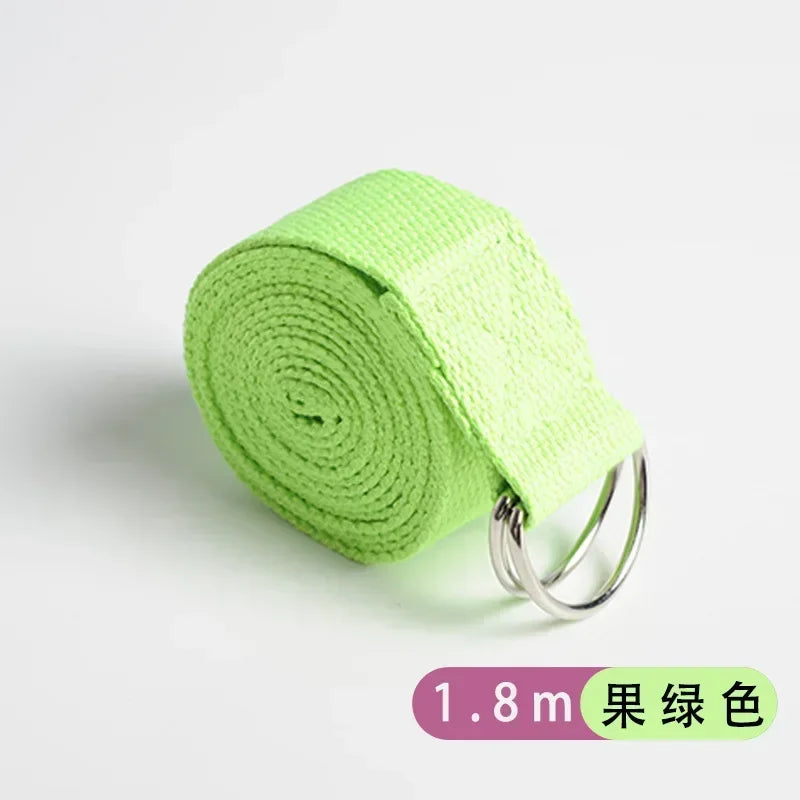 Yogabelte av bomull light green