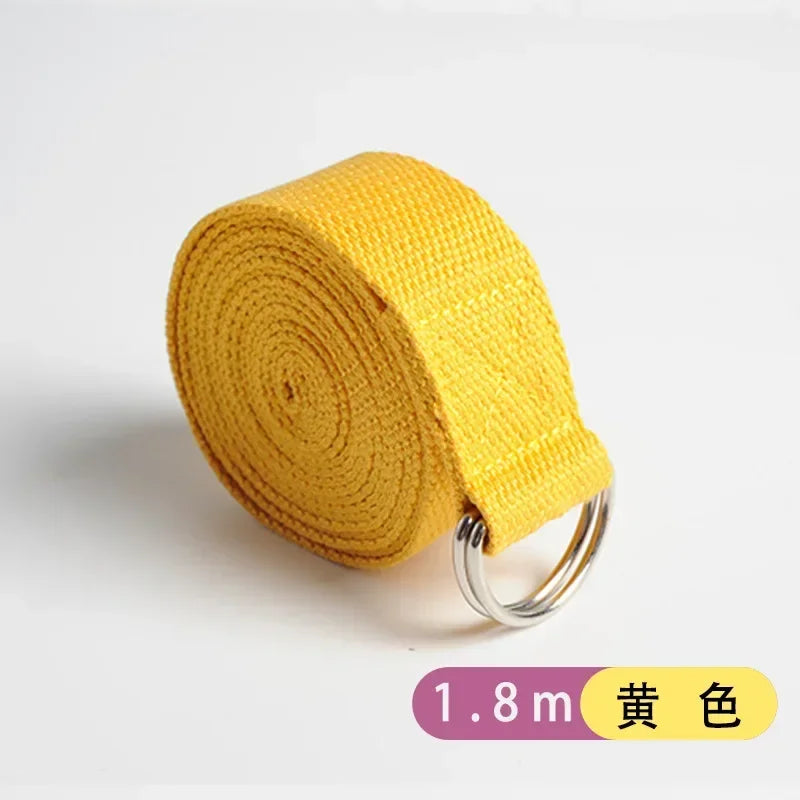 Yogabelte av bomull Yellow