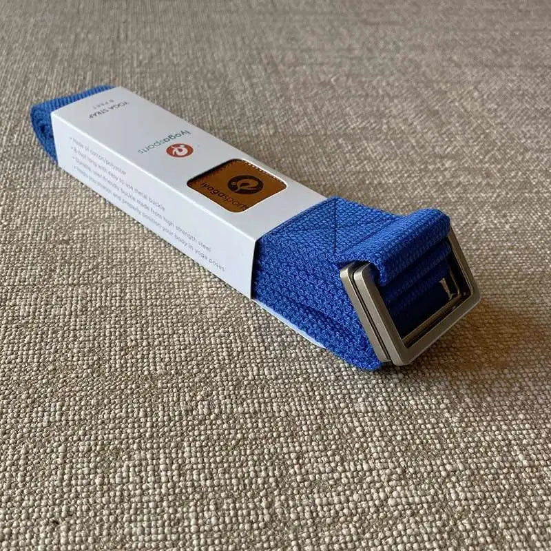 Yogabelte av bomull Blue