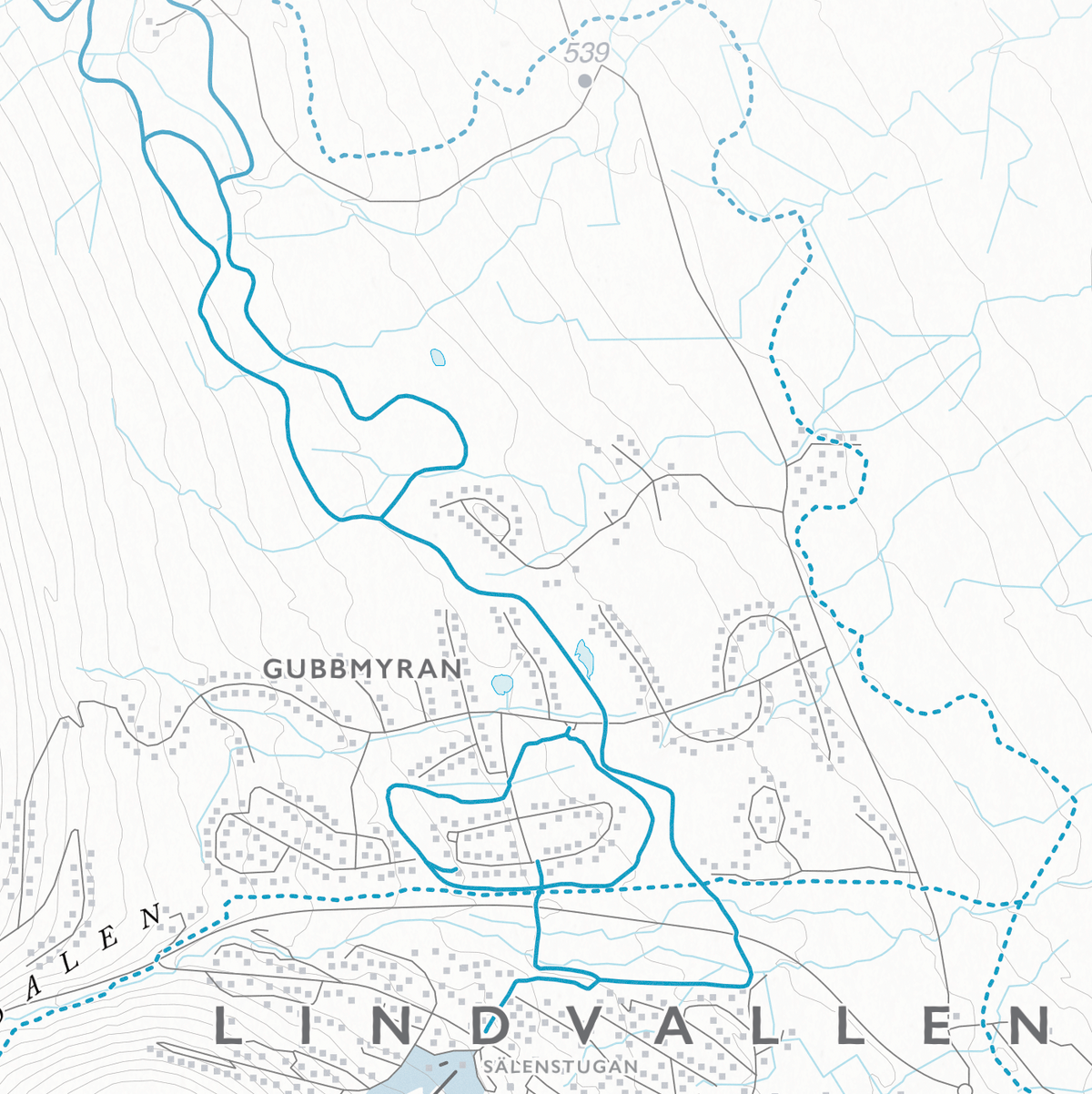 Skikart Sälen - Lindvallen - Tandådalen