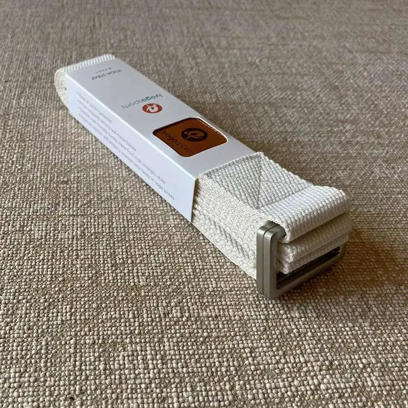 Yogabelte av bomull Off White