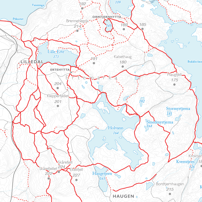 Halden turkart