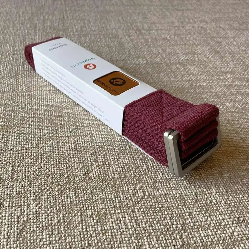 Yogabelte av bomull Claret