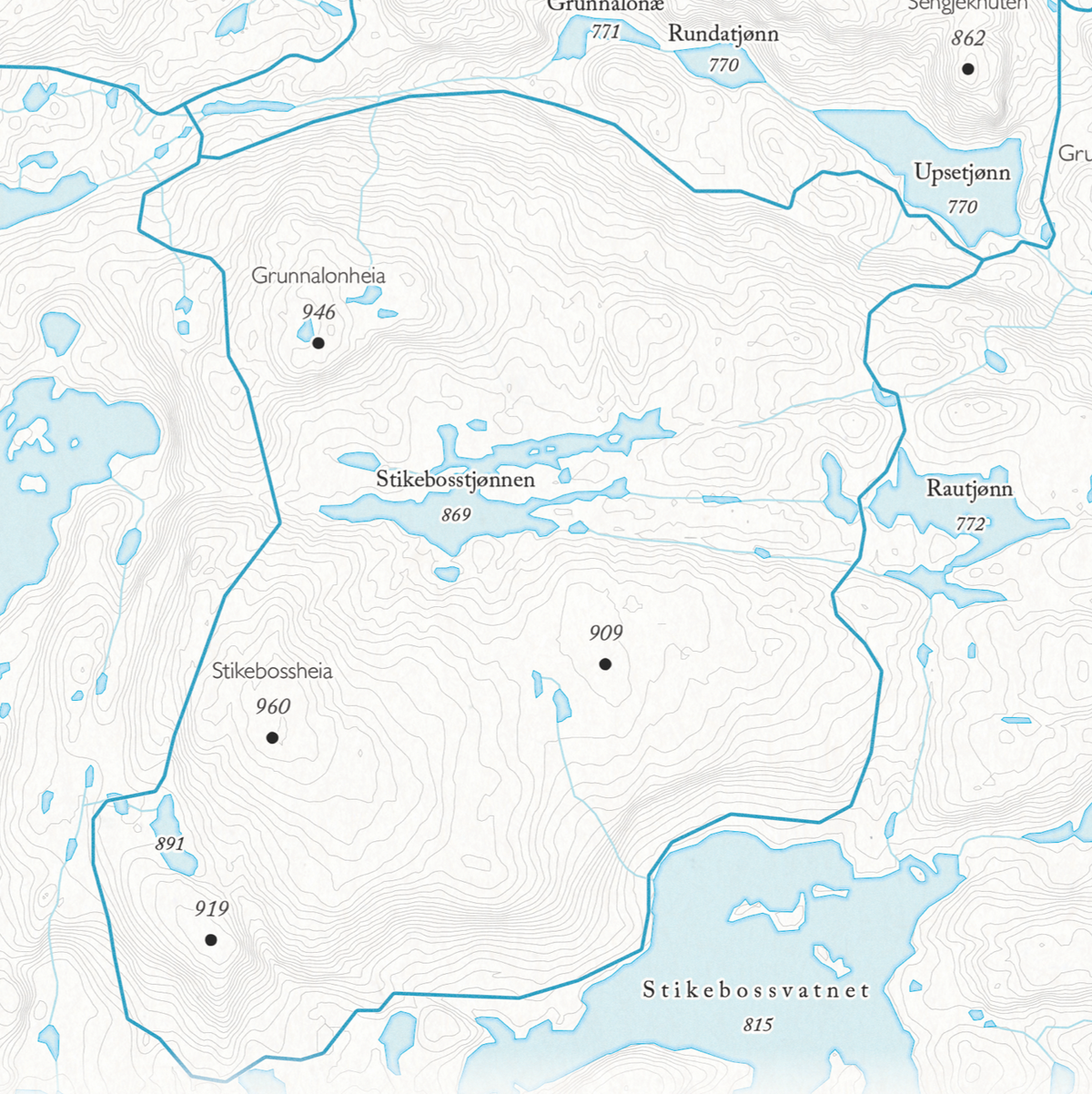Skikart Ljosland