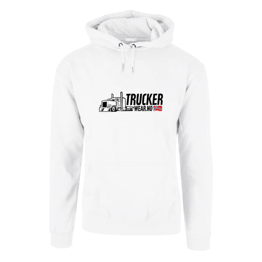 TruckerWear - Hettegenser Hvit Foran