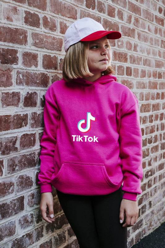 TikTok - Kidz Hoodie 12-14 145-gramelert