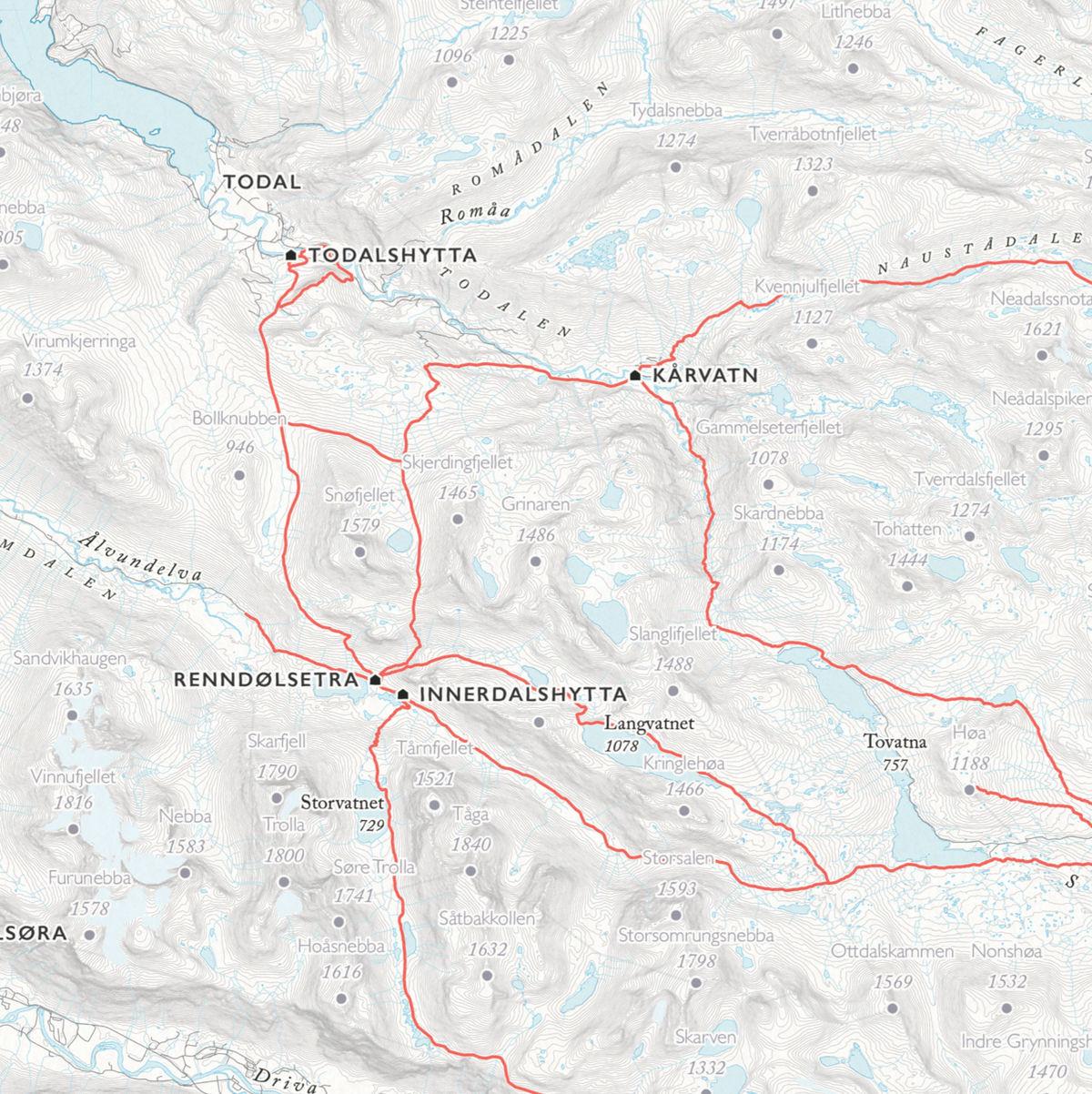 Turkart Trollheimen