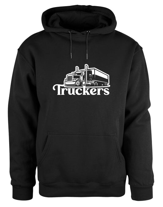 Truckers - hoodie Sort Foran