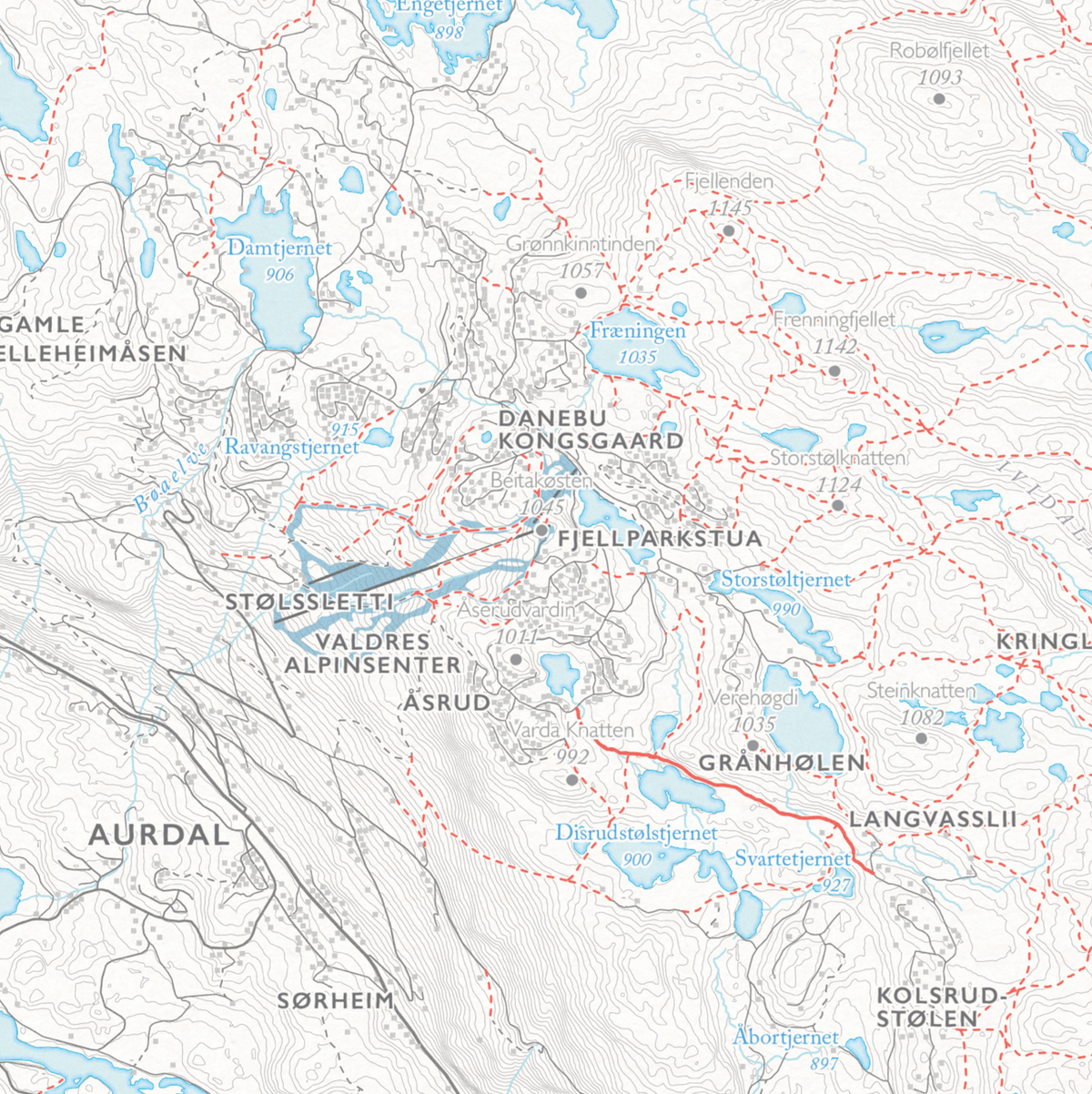 Turkart Aurdal i Valdres