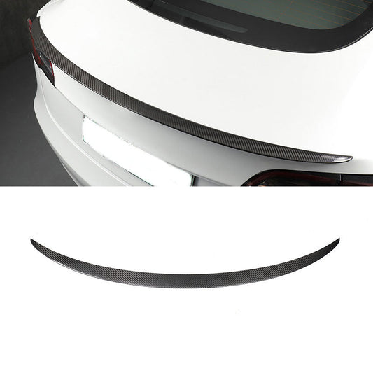 Ekte karbonfiber - OEM Spoiler for Model Y 2021-2024 Glossy Carbon Fiber