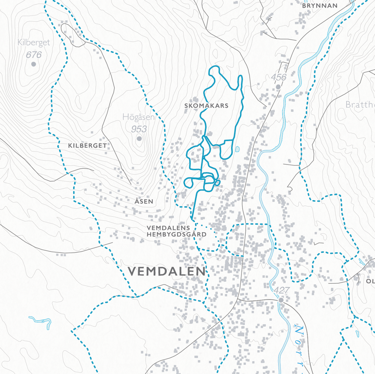 Skikart Vemdalen