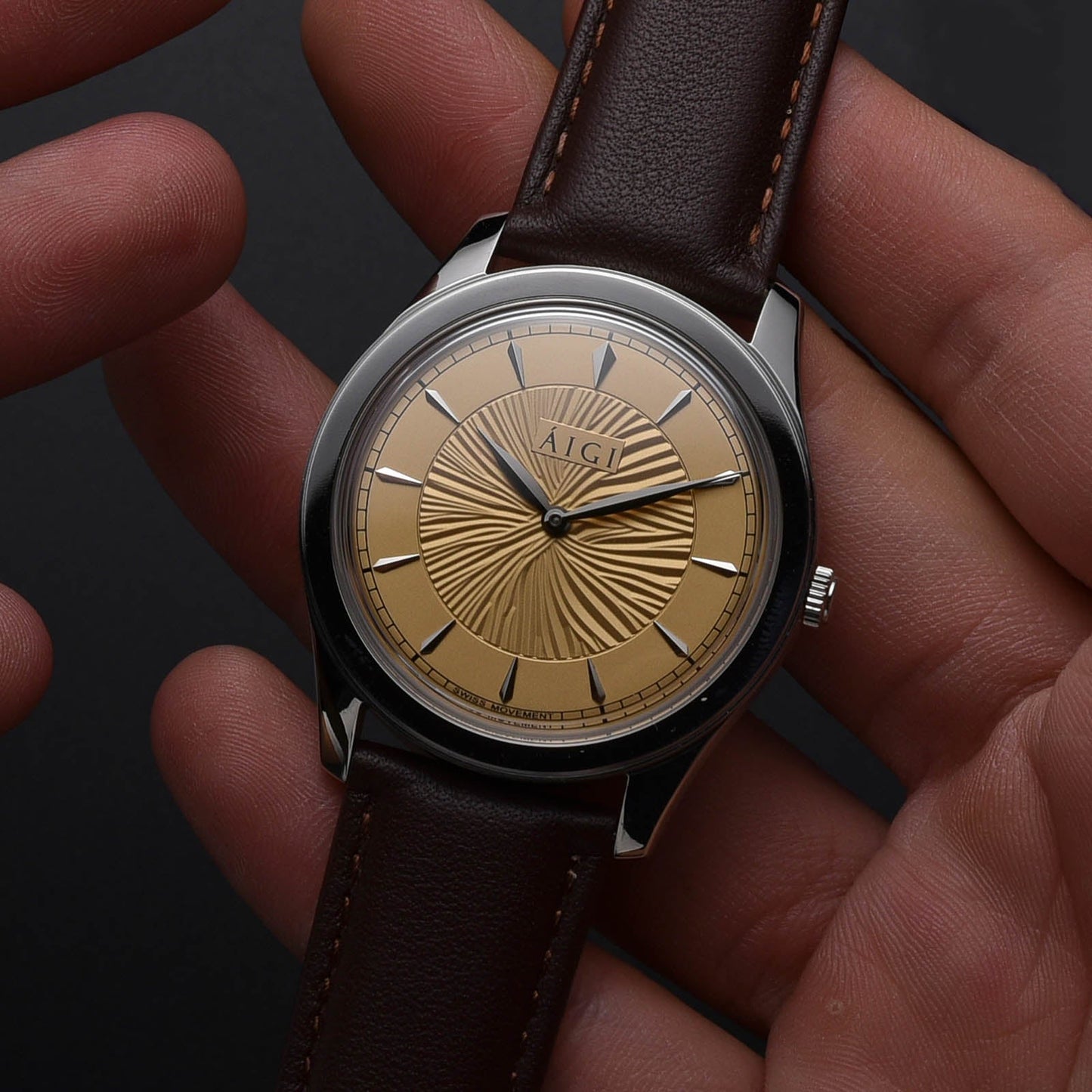 POLARDAG 38MM - BRUN SKINN