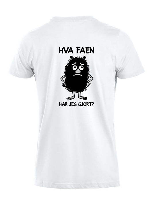 Hva har jeg gjort? - Tskjorte Hvit