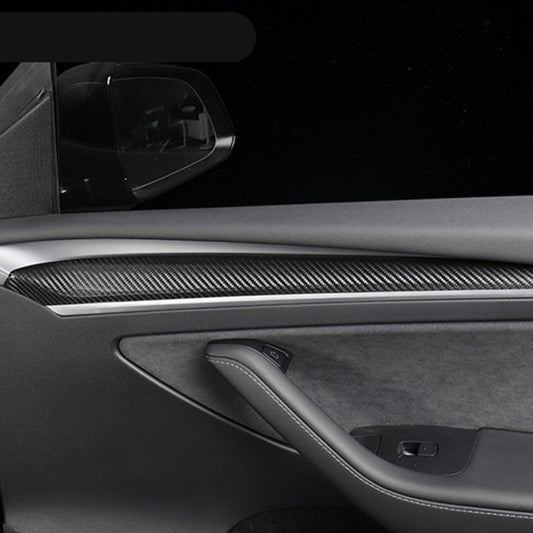 Ekte karbonfiber - Deksler til dørpaneler for Model 3 2021-2023/Model Y 2021-2024