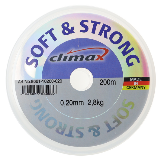 Climax Soft & Strong - 200m - Monofilament Fiskesnøre
