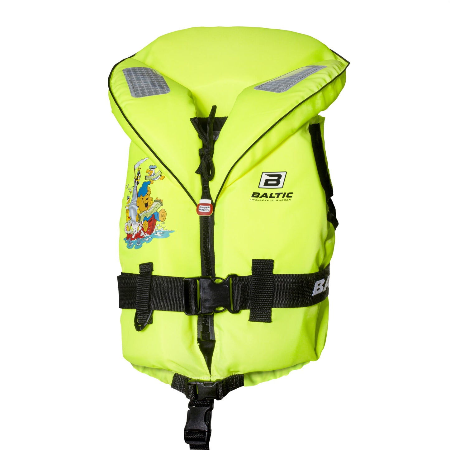 Baltic Bamse Redningsvest - Barn - UV Gul - 100N - 3-30 kg