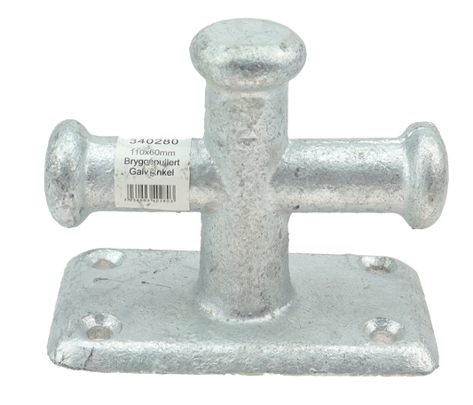 CAL Bryggepullert - Enkel - Galvanisert - 110/140 mm 110 mm