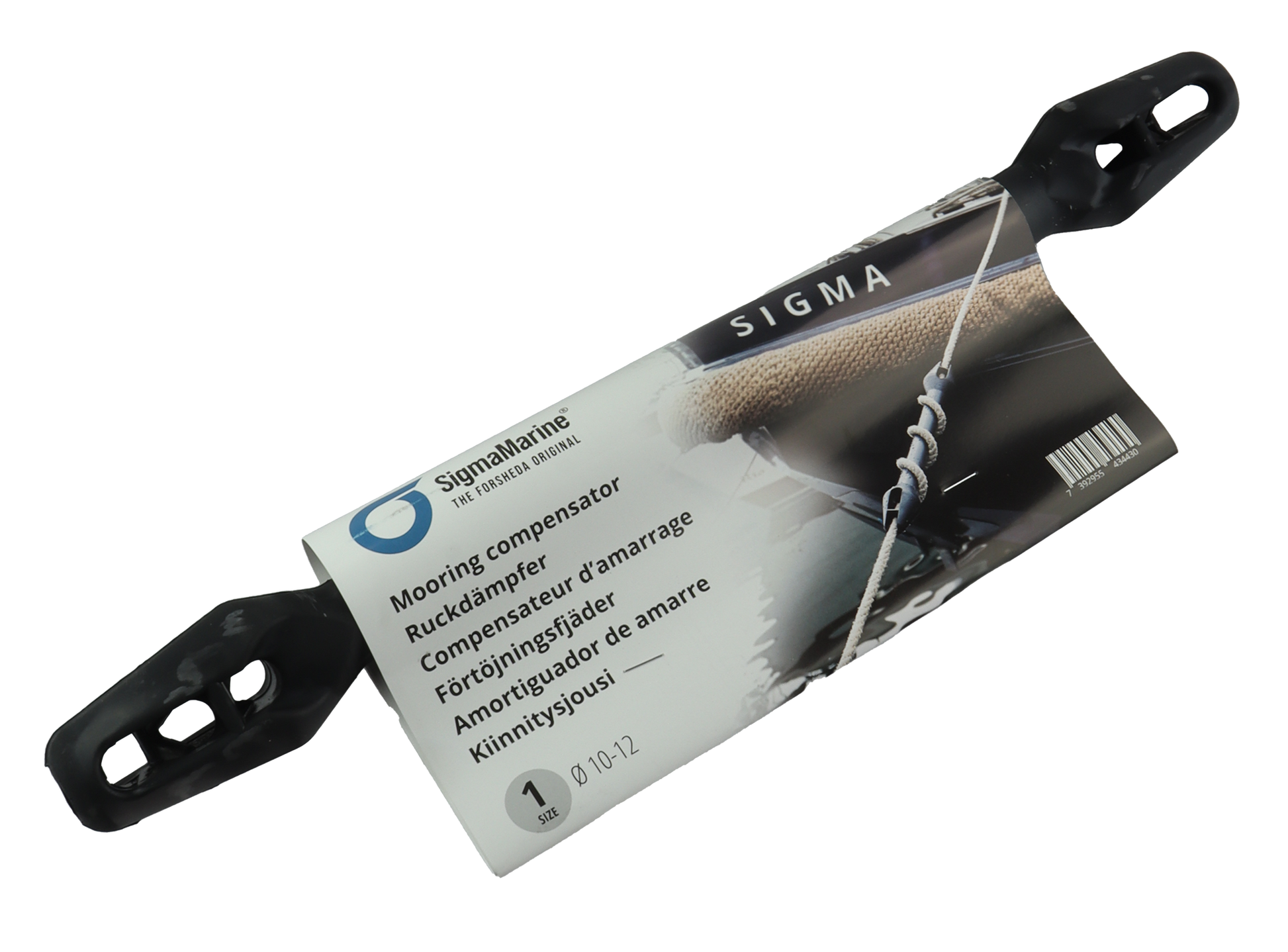 Forsheda Fortøyningsfjær – Gummi – Fleire Storleikar – For 10–24mm Tau