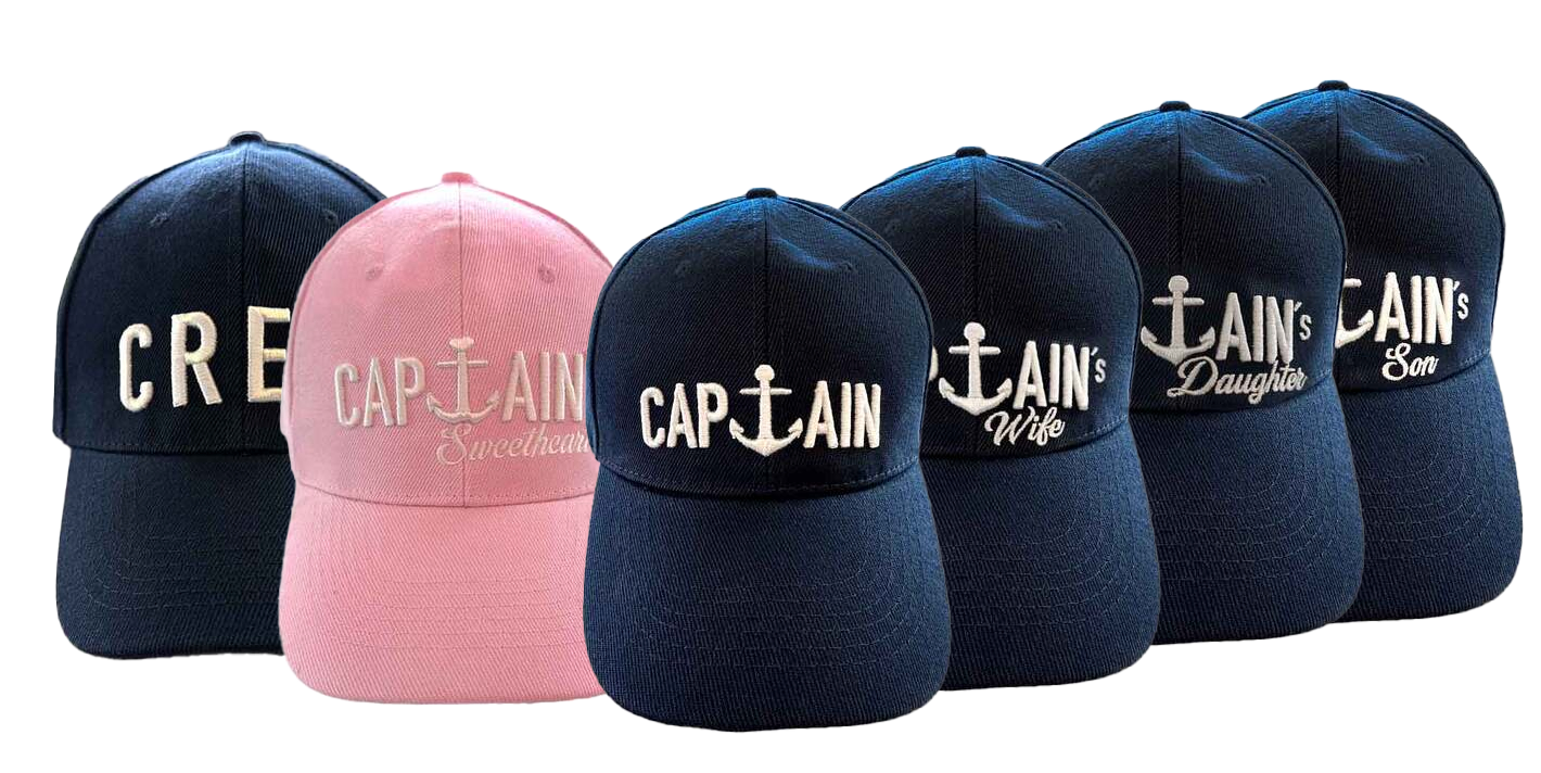 Caps Captain – Blå og Rosa – Justerbar one-size