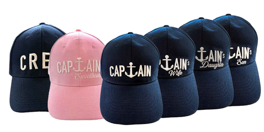 Caps Captain – Blå og Rosa – Justerbar one-size