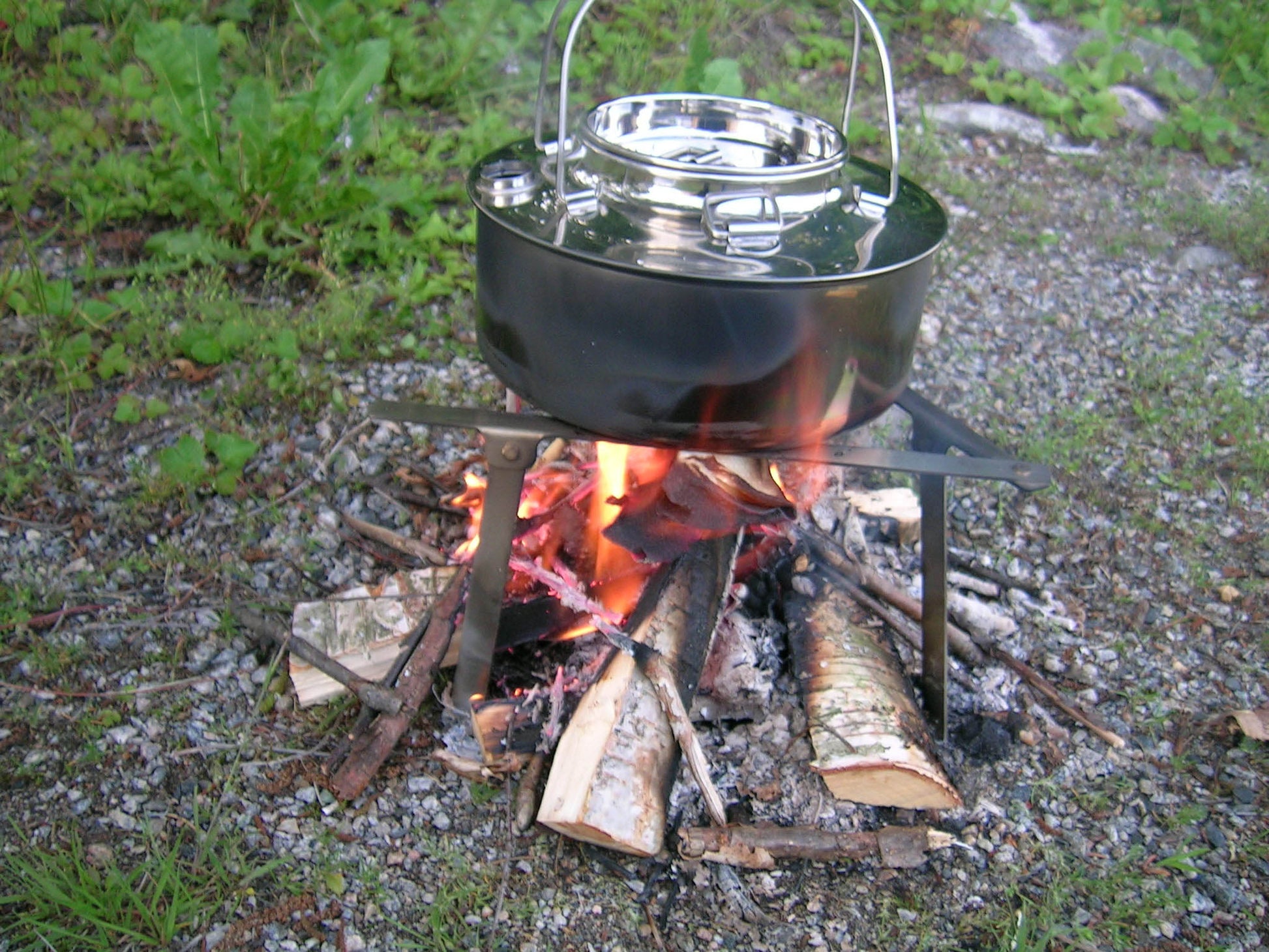 Eagle Bålkjele med Kobberbunn - Rustfritt Stål - 0,7 / 1,5 / 4 liter